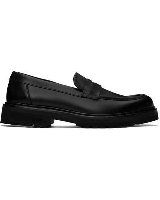 VINNY'S Black Richee Loafers for men