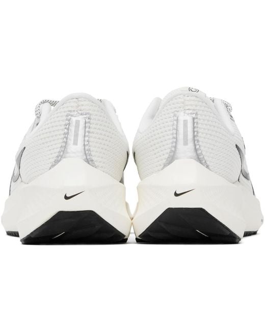 Nike Black White Pegasus 40 Sneakers