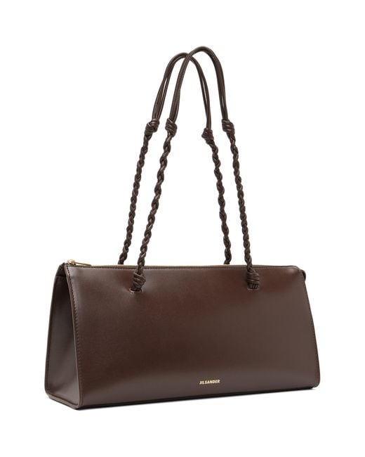 Jil Sander Brown Tangle Tent Bag