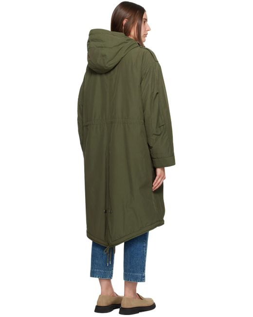 A.P.C. . Green Maxine Coat