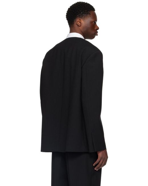 Jil Sander Black Tailored Blazer for men