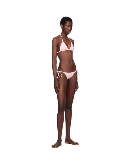 Frankie's Bikinis Multicolor Mackenzie Cheeky String Bikini Bottom