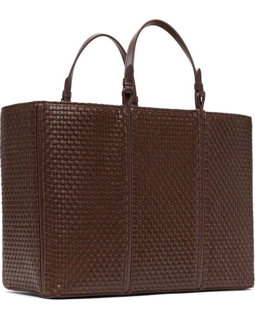 Jacquemus Brown La Croisière 'The Marino Horizontal Shopper' Tote