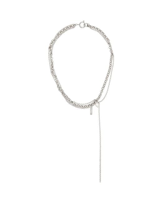 Justine Clenquet Black Richie Necklace for men