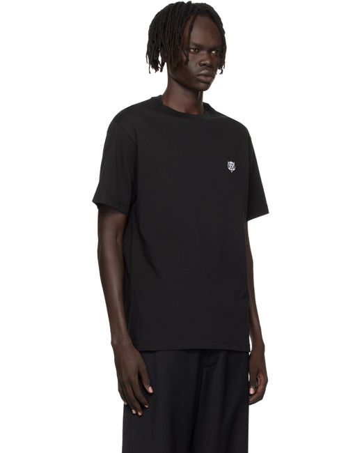 メンズ KENZO ブラック Paris Happy Tiger' Embroidered Tシャツ Black