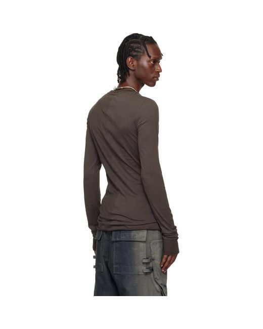 Rick Owens Black Moncler + Girder Ls T-Shirt for men