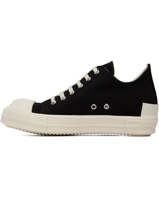 Rick Owens Black Tower Low Sneaks Sneakers for men