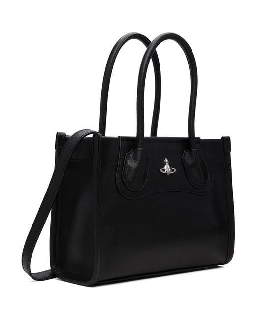 Vivienne Westwood Black Troy Small Tote Crossbody Bag for men