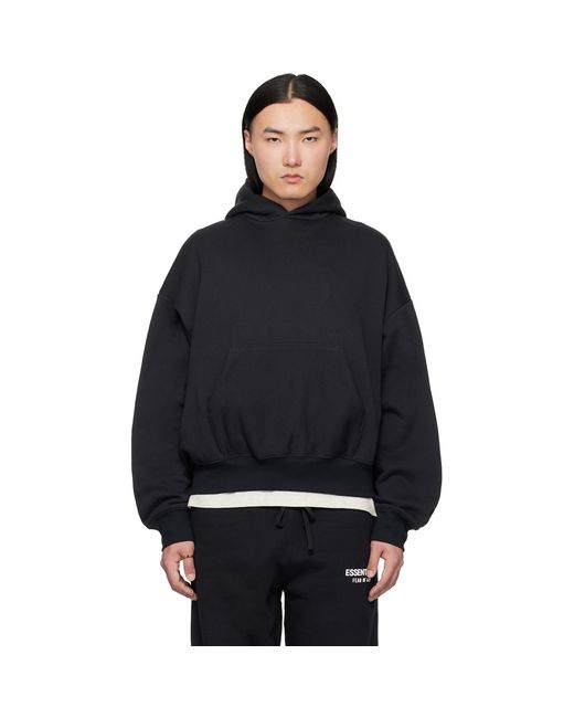 Fear Of God Black Classic Hoodie for men
