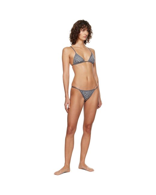 GIMAGUAS Gray Gaia Bikini Bottom