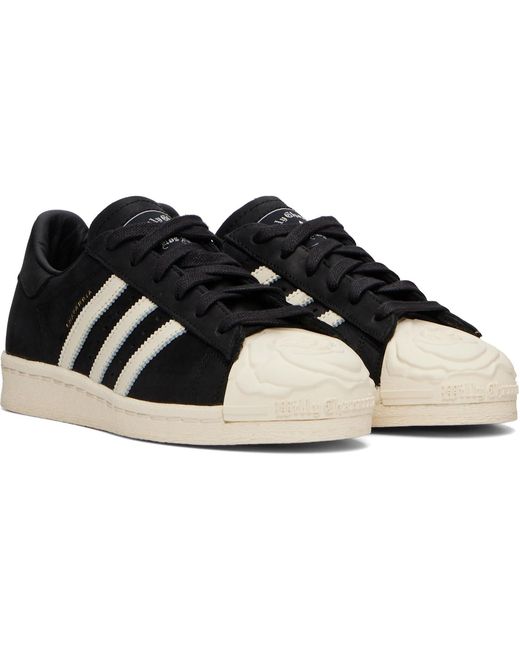 Willy Chavarria Black Adidas Originals Edition Chavarria Superstar Sneakers for men