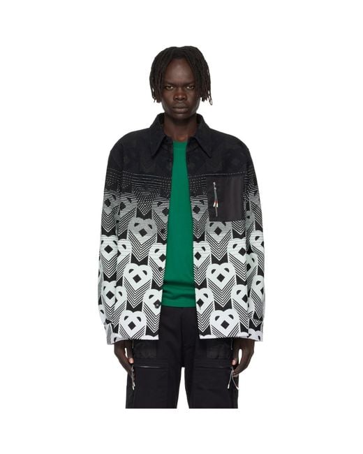 Casablanca Black Monogram Jacket for men