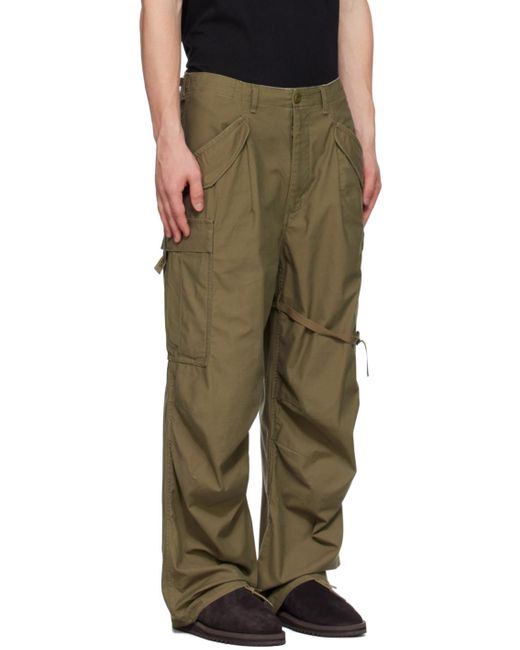 R13 Green Mark Cargo Pants for men