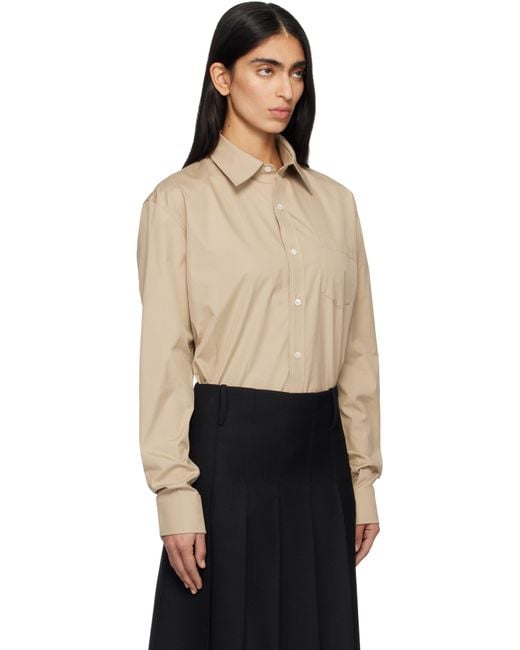 A.P.C. ベージュ Owen シャツ Black