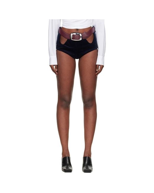 Jean Paul Gaultier Black 'The Cut-Out Culotte' Shorts