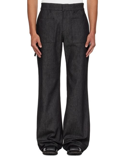 メンズ Courreges ブラック 2-Pocket ジーンズ Black