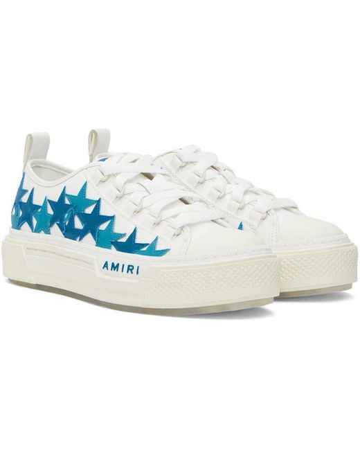 Amiri White Stars Court Low Sneakers in Black for Men Lyst Amiri White Stars Court Low Sneakers in Black for Men Lyst