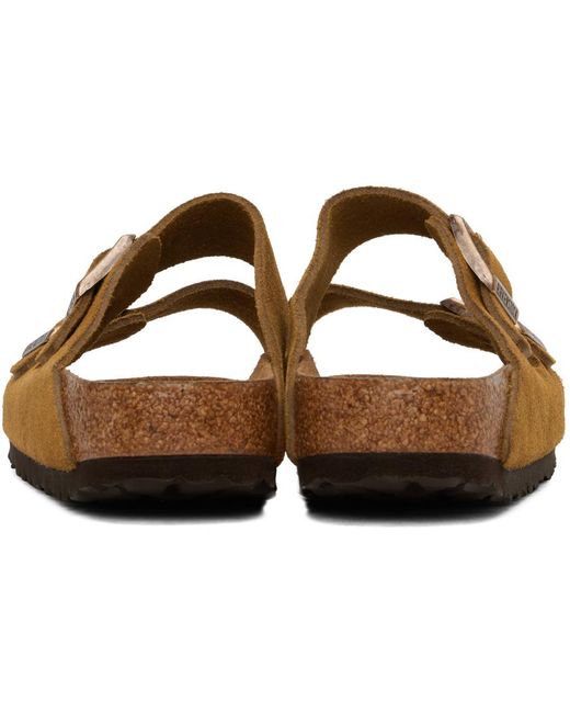 Birkenstock Black Tan Narrow Arizona Soft Footbed Sandals