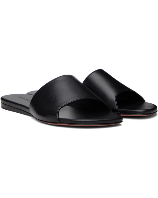 AMINA MUADDI Black Bianca Sandals