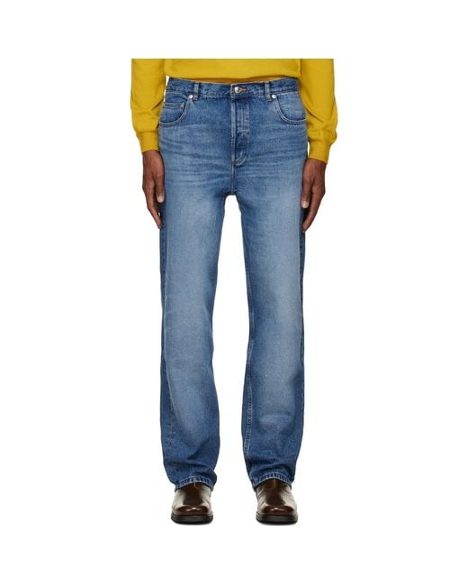 A.P.C. Blue Fairfax Jeans for men