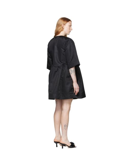 Ganni Black Ssense Exclusive Recycled Nylon Sport Dress