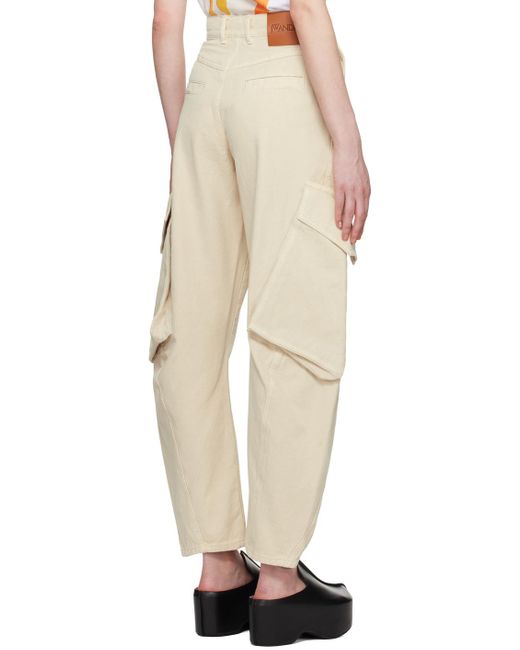 J.W. Anderson Natural Twisted Trousers