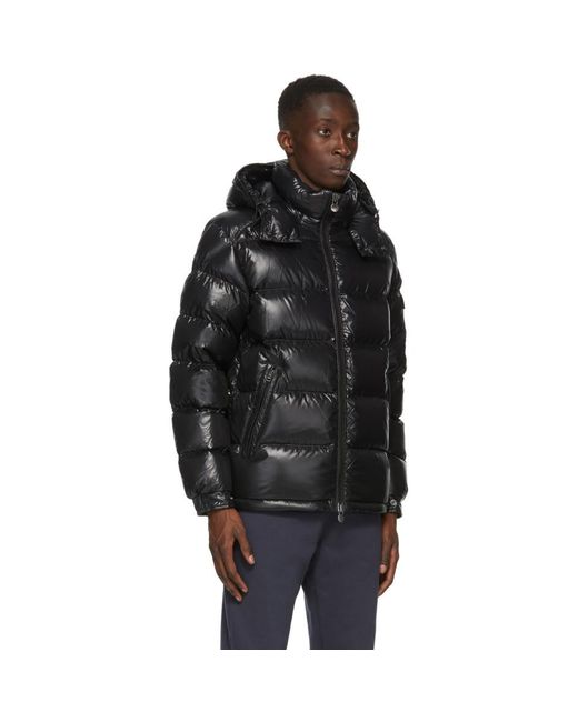 Moncler Synthetic Maya Padded Jacket Black for Men - Save 50% - Lyst