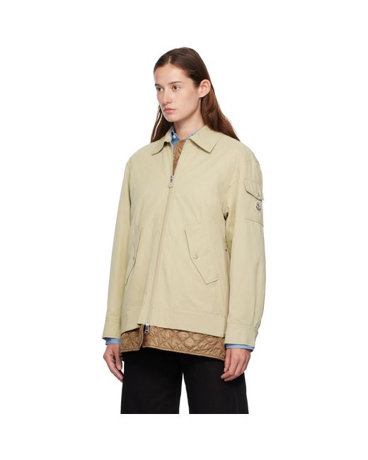 Moncler Natural Khaki Felci Jacket
