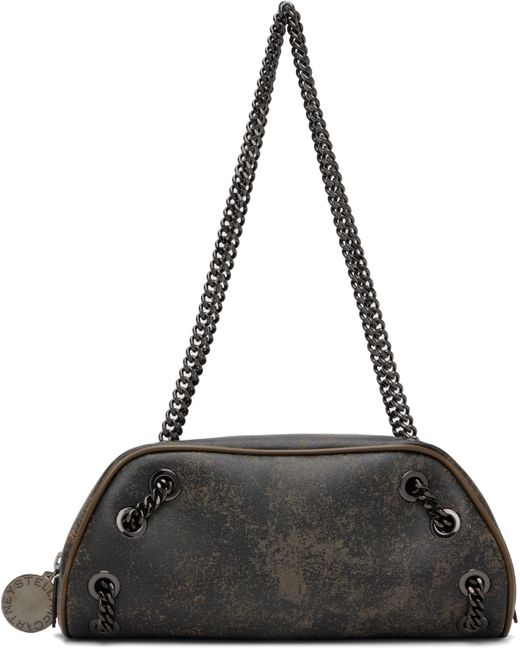 Sac De Bowling Brun À Chaine Falabella Stella McCartney en coloris Black