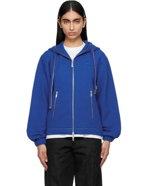 パーカー・フーディ ADERERROR Realce Hoodie Zip-Up Product. 31 Adererror Realce Zip-Up Product. 31 Hoodie in Blue | Lyst