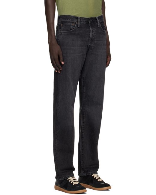 Acne Black Faded Jeans for men