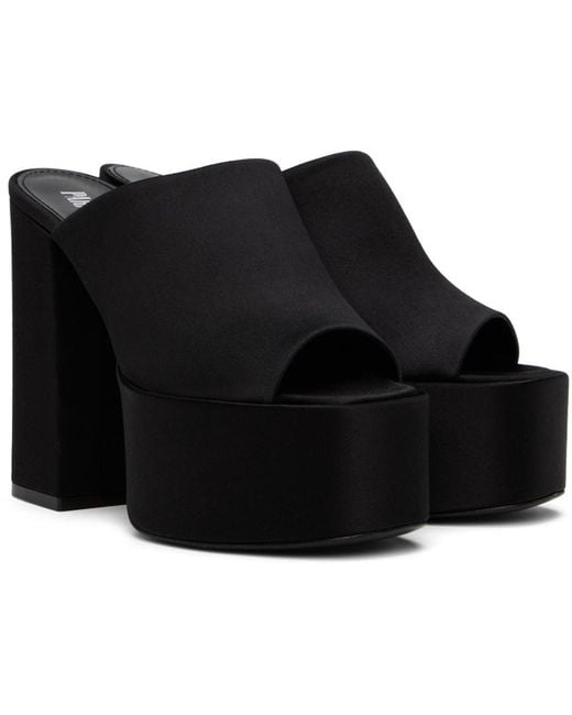 Sandales À Talon Bottier Sasha Noires Paris Texas en coloris Black