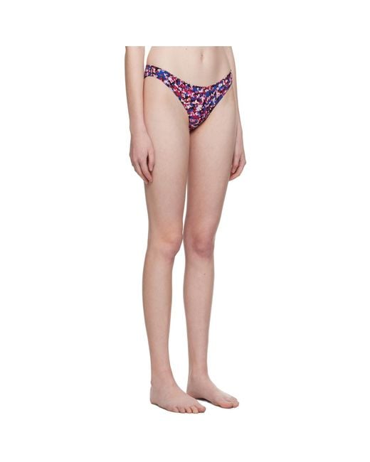 Isabel Marant Multicolor Pink & Blue Saly Bikini Bottoms