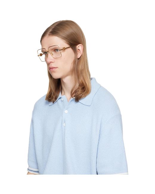 Loewe Metallic Square Glasses for men