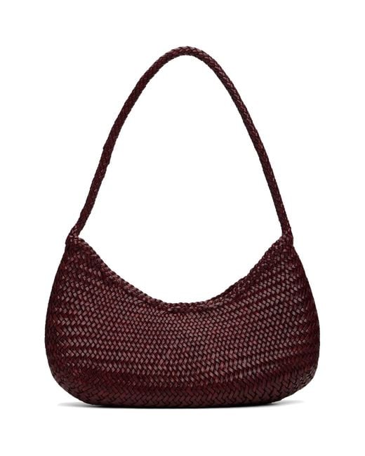 Dragon Diffusion Purple Burgundy Nova Luna Shoulder Bag