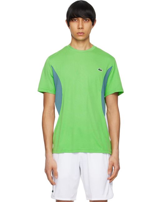 T-shirt vert édition novak djokovic Lacoste pour homme en coloris Green