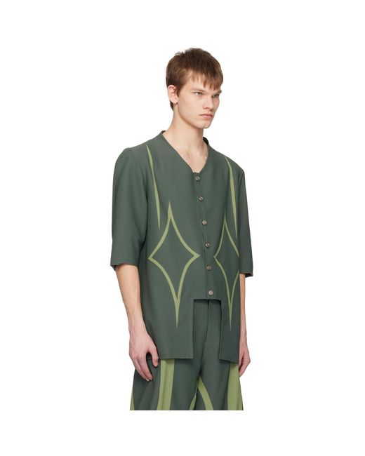 Uncertain Factor Green Interstellar Ω Shirt for men