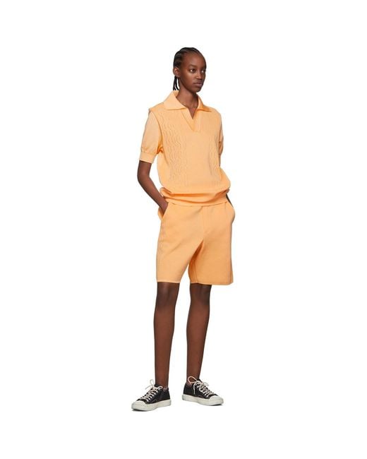 Bianca Saunders Multicolor Orange Farah Edition Gibbs Polo