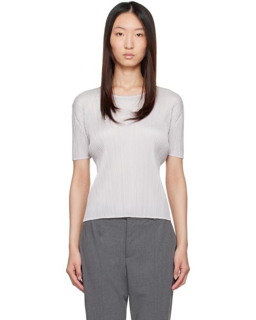 Pleats Please Issey Miyake Black Basics T-Shirt