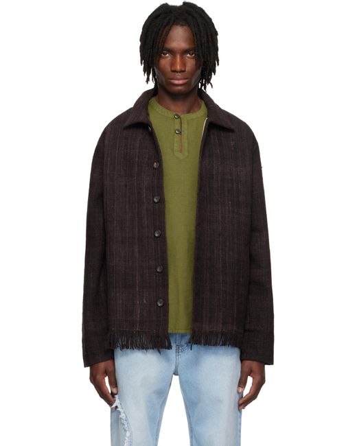 Kartik Research Black Cropped Jacket for men