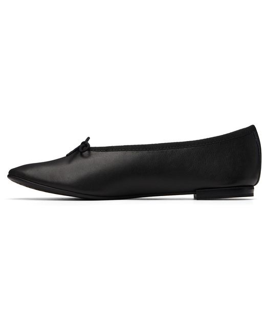 Repetto Black Lilouh Almond-Toe Ballerina Flats