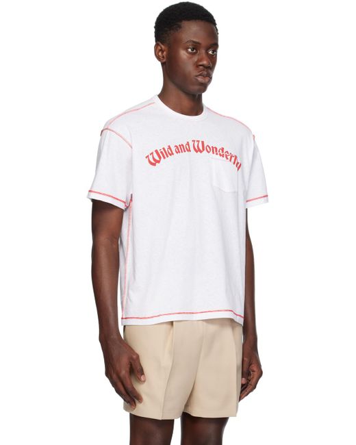 Stockholm Surfboard Club White Pocket T-Shirt for men