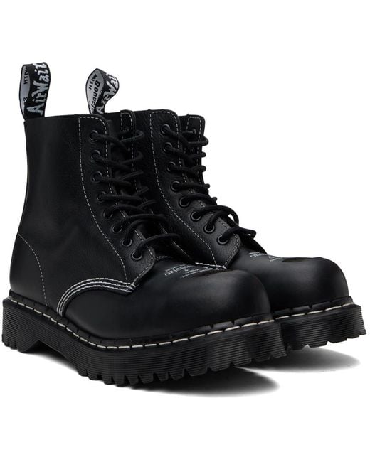 Dr. Martens Black 1460 Pascal Bex Exposed Steel Toe Boots for men