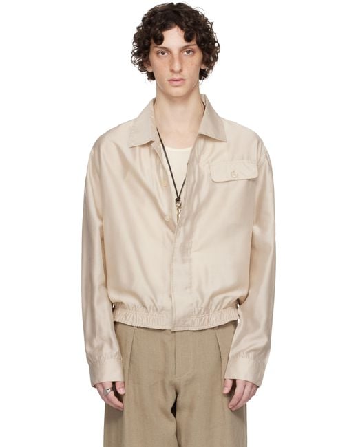 ジャケット・アウター OUR LEGACY Emporio Armani LIBERO SHIRT Our Legacy Work Shop Emporio Armani Libero Shirt in Natural for
