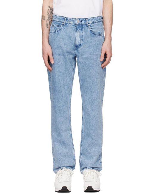 Boss Blue Relaxed-Fit Jeans for men
