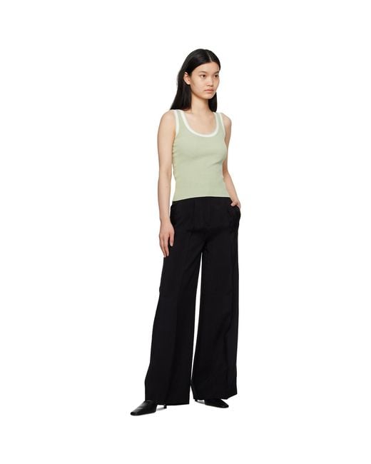 Elleme Black Scoop Neck Tank Top