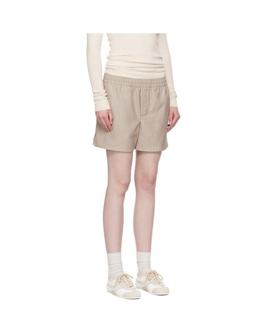 AMI Multicolor Wool Elasticated Shorts