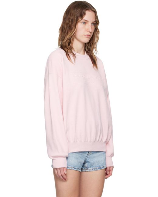 Alexander Wang Multicolor Embossed-logo Sweater