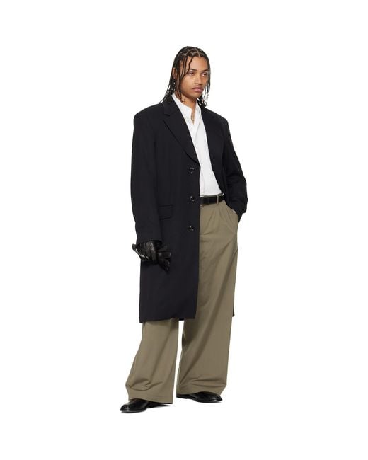 Our Legacy Dolphin Coat in Black for Men | Lyst