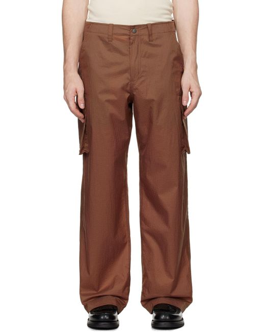 Our Legacy Brown Mount Cargo Pants for men